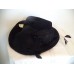 's Black Laura Tyler Flip Up Side brim Church Hat. 100% Wool. 93177339639 eb-33549588